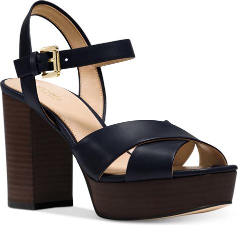 divia leather platform sandal michael kors|Michael michael kors divia platform + FREE SHIPPING.